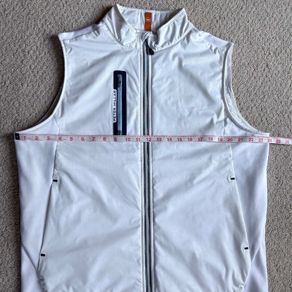 Peter Millar Crown Sport Hyperlight Fuse Hybrid Vest white Large - Picture 8 of 16